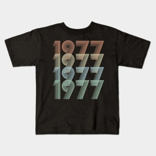 Vintage 1977 42nd Birthday Gift idea Men Women Kids T-Shirt